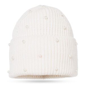 Goldbergh Valerie Hope Dream Beanie White Cream Pearl Worn Twice Ski Hat Apres